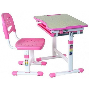 Школа, Комплект Piccolino парта и стул FunDesk (розовый)433295, фото