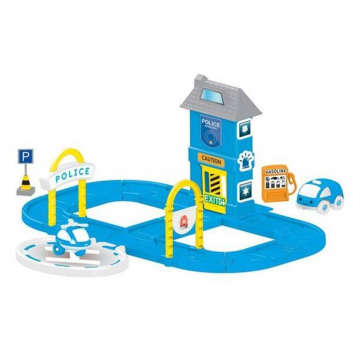 Игрушки, Игровой набор полицейская станция с круговой дорогой Dolu 472952, фото