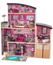 Кукольный дом для Барби Сияние с мебелью KidKraft