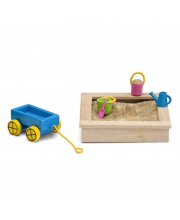 Игровой набор для домика Смоланд Песочница с игрушками Lundby