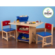 Школа, Набор детской мебели Star (стол+2 стула+4 ящика) KidKraft 473452, фото 3
