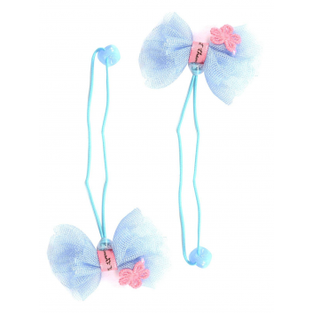 Аксессуары, Комплект резинок для волос Крылья бабочки 2 шт Mary Poppins (голубой)116939, фото
