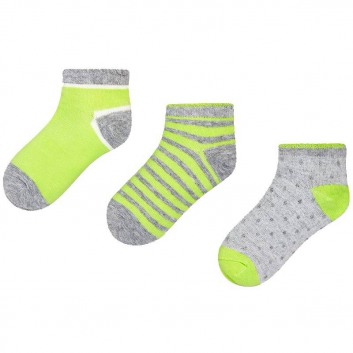 Девочки, Комплект носков 3 пары MAYORAL (серый)106512, фото