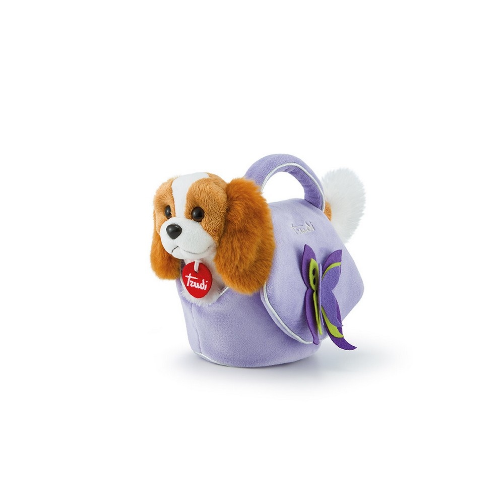 Мягкая игрушка щенок в сумочке Trudi