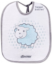 Нагрудник х/б махровый 3 штуки рисунок овечка Canpol Babies