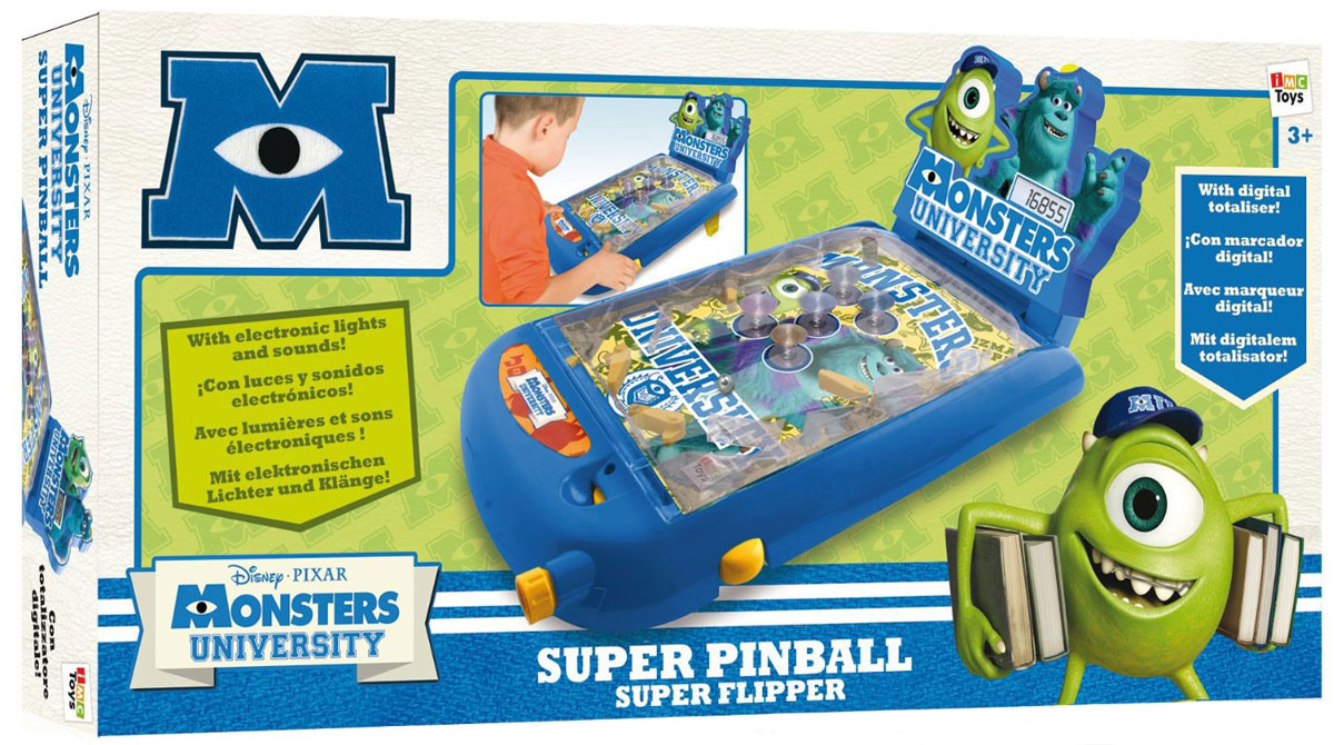 Игрушки, Пинбол Monster University со звуком и светом IMC Toys 252248, фото 2