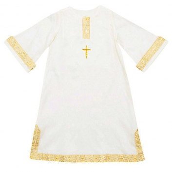 Малыши, Рубашка крестильная Ангел мой (бежевый)640525, фото