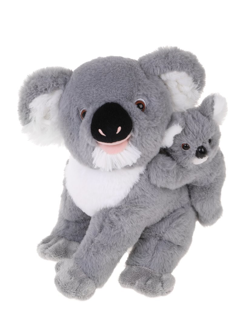 Мягкая игрушка Мама и малыш Коала 25 см Fluffy Family