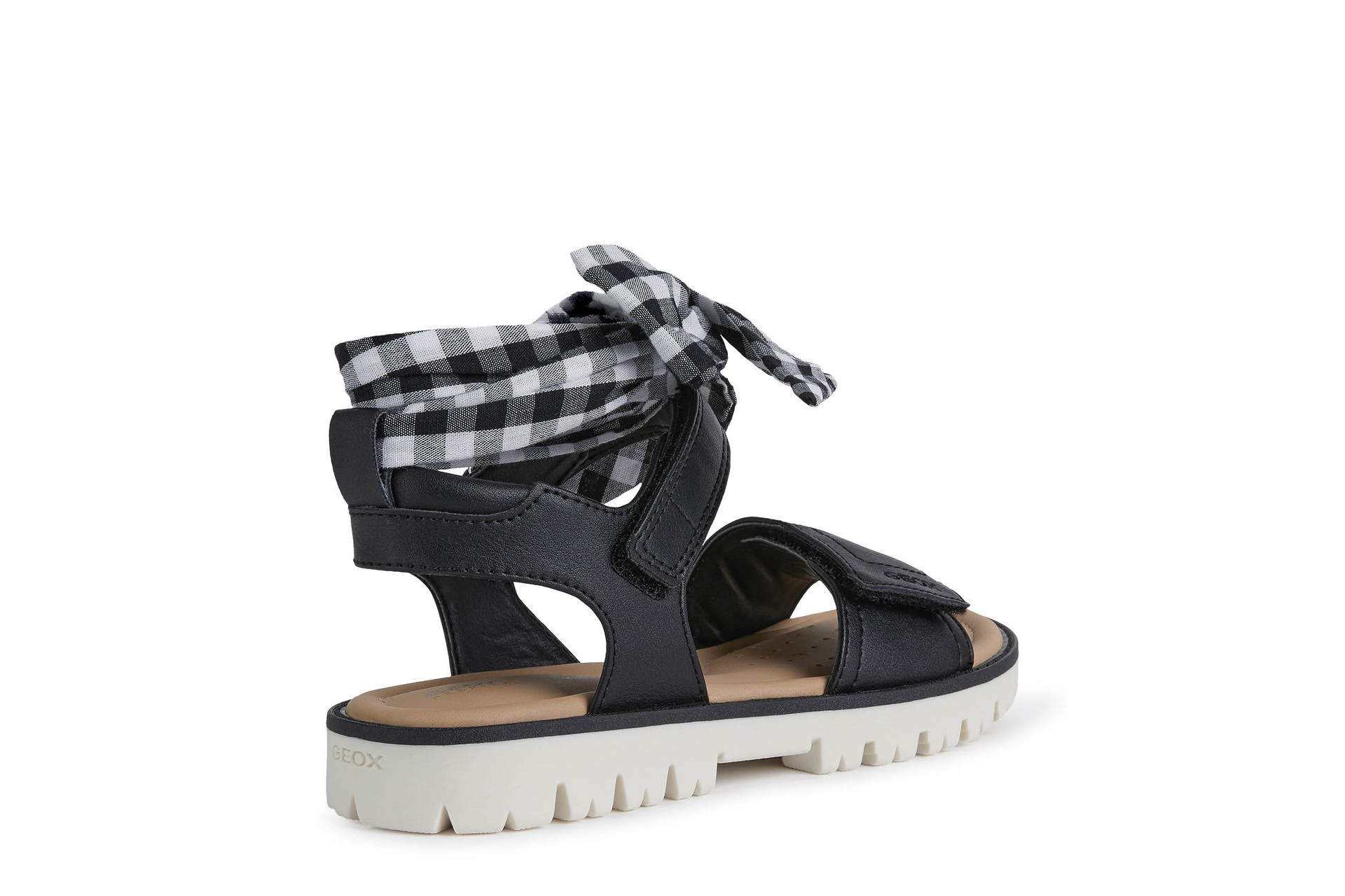 Обувь, Босоножки для девочки J Sandal Starbluah Girl GEOX (черный)931280, фото 4