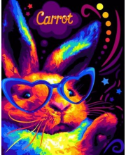 Картина по номерам Радужный кролик Lori
